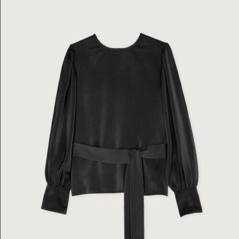 Oak + Fort Black Blouse